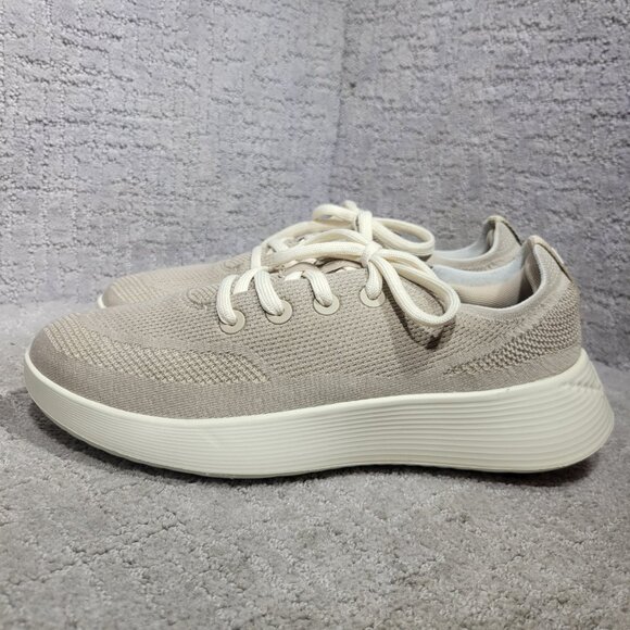 Allbirds TRG Tree Runner Go Men’s Size 10 US Beige Lace up Sneaker Shoes - Picture 1 of 11
